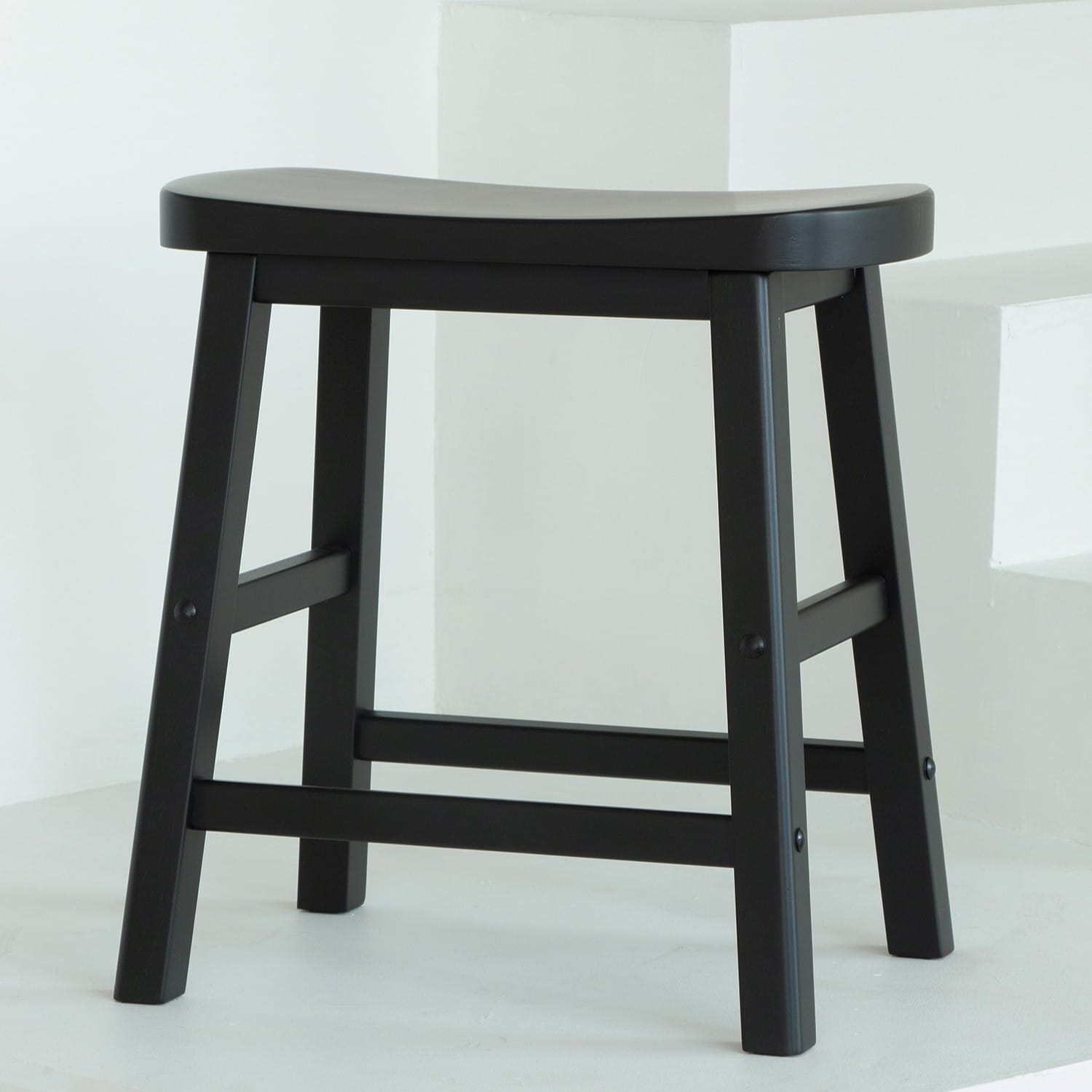 เก้าอี้บาร์ไม้ยางพารา MAAI DESIGN รุ่น YOKUSO สีดำ_3